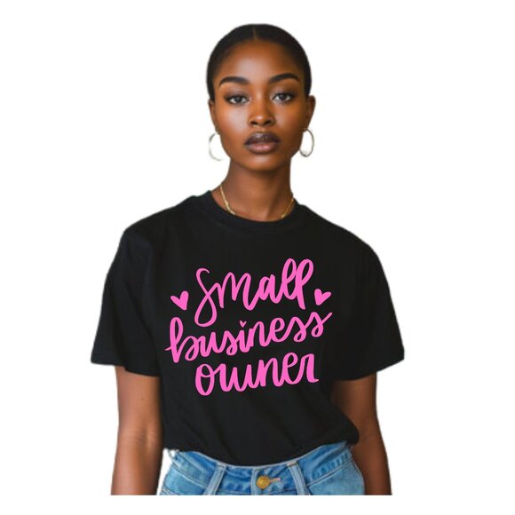 NEW | Small Business Owner Shirt & Tote Bundle- Pink - Picture 2 of 3